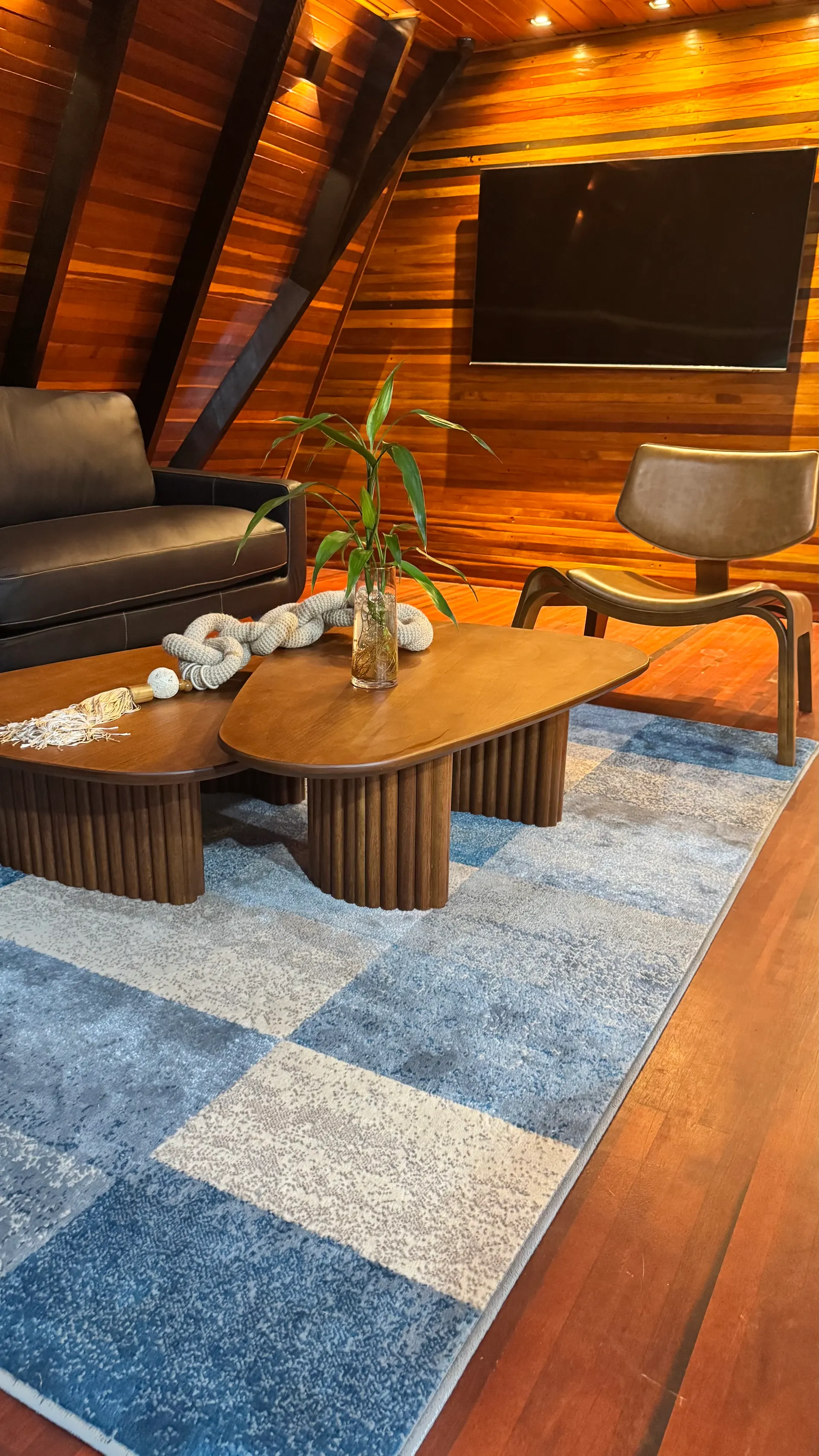 Madeira e conforto — detalhe